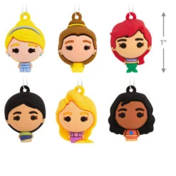 Mini Disney Princess Shatterproof Hallmark Ornaments, Set Of 6 9 Mini Disney Princess Shatterproof Hallmark Ornaments, Set Of 6 -Hallmark online Shop Disney Princess Miniature Christmas Ornaments Set of 6 2HCM6131 03