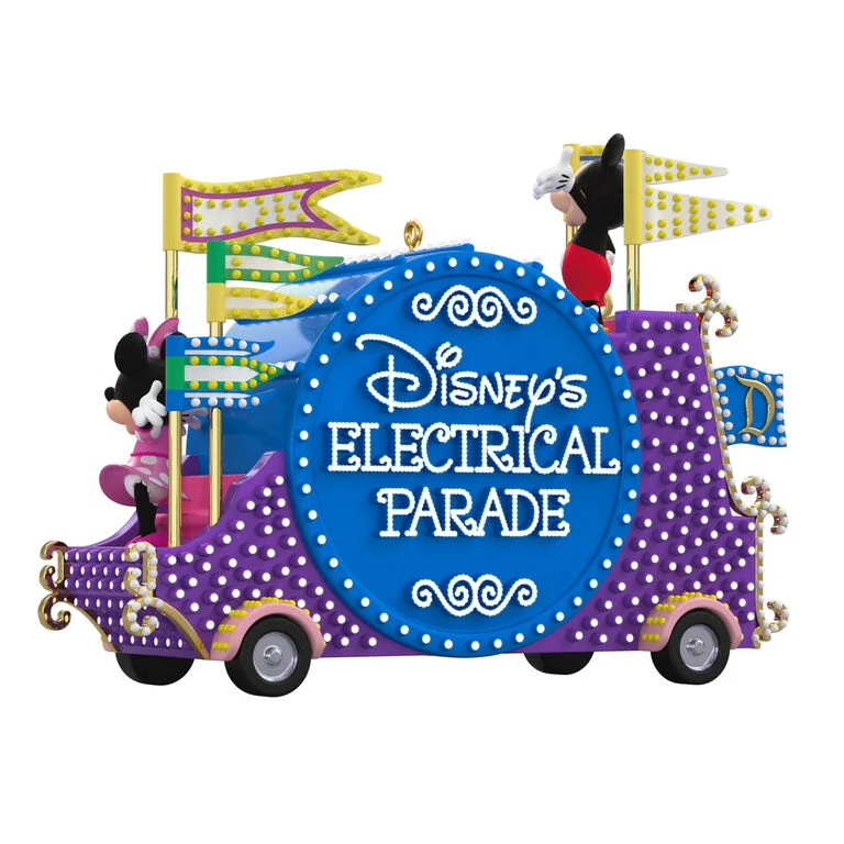 Hallmark Disney Mickey Mouse Disney's Electrical Parade Musical Ornament With Light 8 Hallmark Disney Mickey Mouse Disney's Electrical Parade Musical Ornament With Light - Image 6