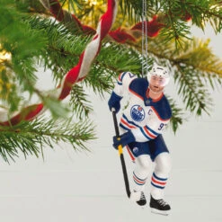Hallmark NHL® Edmonton Oilers® Connor McDavid Ornament -Hallmark online Shop Edmonton Oilers Connor McDavid Keepsake Ornament 2299QXI7169 02