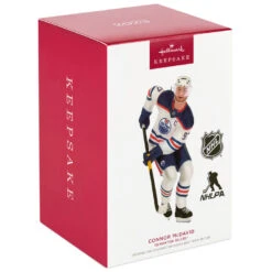 Hallmark NHL® Edmonton Oilers® Connor McDavid Ornament -Hallmark online Shop Edmonton Oilers Connor McDavid Keepsake Ornament 2299QXI7169 04