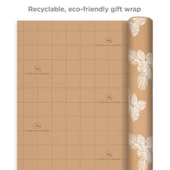 Hallmark Elegant Evergreens 2-Pack Holiday Wrapping Paper, 150 Sq. Ft. -Hallmark online Shop Elegant Evergreens Holiday Wrapping Paper 5JXW1203 07