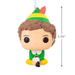 Elf Buddy The Elf™ Funko POP!® Hallmark Ornament -Hallmark online Shop Elf Buddy the Elf Funko POP Christmas Ornament 3HCM1107 03