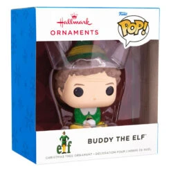 Elf Buddy The Elf™ Funko POP!® Hallmark Ornament -Hallmark online Shop Elf Buddy the Elf Funko POP Christmas Ornament 3HCM1107 04