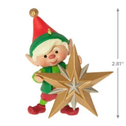 Hallmark North Pole Tree Trimmers Ornament -Hallmark online Shop Elf With Christmas Tree Keepsake Ornament 1799QXR8069 03