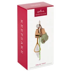 Hallmark Feelin' Fishy 2023 Ornament -Hallmark online Shop Fishing Gear Keepsake Ornament 1699QGO2899 04