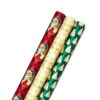Hallmark Traditional 3-Pack Foil Christmas Wrapping Paper Assortment, 60 Sq. Ft. -Hallmark online Shop Foil Christmas Wrapping Paper Assortment 5JXW1065 01