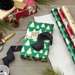 Hallmark Traditional 3-Pack Foil Christmas Wrapping Paper Assortment, 60 Sq. Ft. 12 Hallmark Traditional 3-Pack Foil Christmas Wrapping Paper Assortment, 60 Sq. Ft. -Hallmark online Shop Foil Christmas Wrapping Paper Assortment 5JXW1065 03