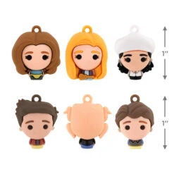 Mini Friends Shatterproof Hallmark Ornaments, Set Of 6 -Hallmark online Shop Friends Miniature Christmas Ornaments Set of 6 2HCM9229 03