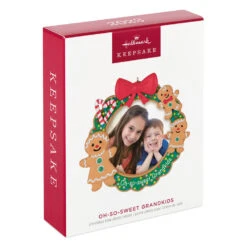 Hallmark Oh-So-Sweet Grandkids Photo Frame Ornament 11 Hallmark Oh-So-Sweet Grandkids Photo Frame Ornament -Hallmark online Shop Gingerbread Grandkids Picture Frame Keepsake Ornament 1599QGO2589 04