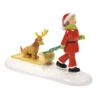 Enesco Snow Village Trip To Who-Ville Figurine, 2.68" -Hallmark online Shop Girl in Santa Suit Pulling Max on Sled Figurine 6011417 01
