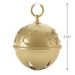Hallmark 50th Anniversary Ring In The Season Special Edition Metal Bell Ornament 10 Hallmark 50th Anniversary Ring In The Season Special Edition Metal Bell Ornament -Hallmark online Shop Gold Jingle Bell Keepsake Ornament 2899QGO2989 03