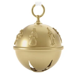 Hallmark 50th Anniversary Ring In The Season Special Edition Metal Bell Ornament 13 Hallmark 50th Anniversary Ring In The Season Special Edition Metal Bell Ornament -Hallmark online Shop Gold Jingle Bell Keepsake Ornament 2899QGO2989 06