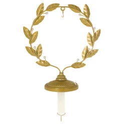 Hallmark Golden Wreath Metal Ornament And Stocking Hanger -Hallmark online Shop Gold Wreath Keepsake Ornament and Stocking Hanger 1QSB6287 06