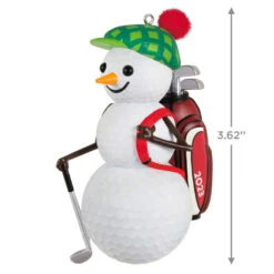 Hallmark Jolly Golfer 2023 Ornament -Hallmark online Shop Golf Ball Snowman Keepsake Ornament 1899QGO2939 03