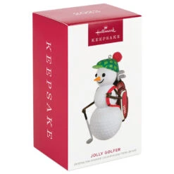 Hallmark Jolly Golfer 2023 Ornament -Hallmark online Shop Golf Ball Snowman Keepsake Ornament 1899QGO2939 04