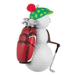Hallmark Jolly Golfer 2023 Ornament -Hallmark online Shop Golf Ball Snowman Keepsake Ornament 1899QGO2939 06