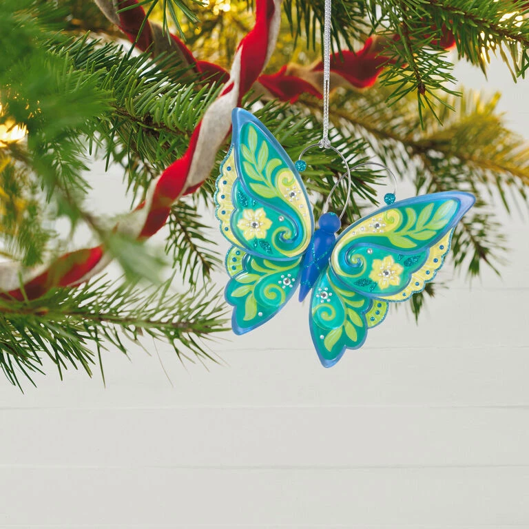 Hallmark Brilliant Butterflies Special Edition Ornament 4 Hallmark Brilliant Butterflies Special Edition Ornament - Image 2