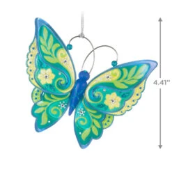 Hallmark Brilliant Butterflies Special Edition Ornament 10 Hallmark Brilliant Butterflies Special Edition Ornament -Hallmark online Shop Green and Blue Butterfly Keepsake Ornament 1999QGO2799 03