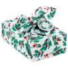Hallmark 26" Greenery And Berries Christmas Fabric Gift Wrap With Twine And Tag 1 Hallmark 26" Greenery And Berries Christmas Fabric Gift Wrap With Twine And Tag -Hallmark online Shop Greenery and Berries Christmas Fabric Gift Wrap With Tag 5XW2087 01