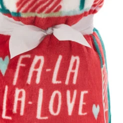 Hallmark Channel Fa-La-La-Love Plaid Blanket, 50x60 12 Hallmark Channel Fa-La-La-Love Plaid Blanket, 50x60 -Hallmark online Shop Hallmark Channel FaLaLaLove Plaid Blanket 1XKT3520 05