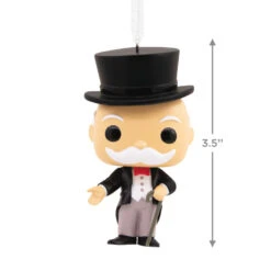 Hasbro® Mr. Monopoly Funko POP!® Hallmark Ornament 9 Hasbro® Mr. Monopoly Funko POP!® Hallmark Ornament -Hallmark online Shop Hasbro Mr. Monopoly Funko POP Christmas Ornament 3HCM2311 03