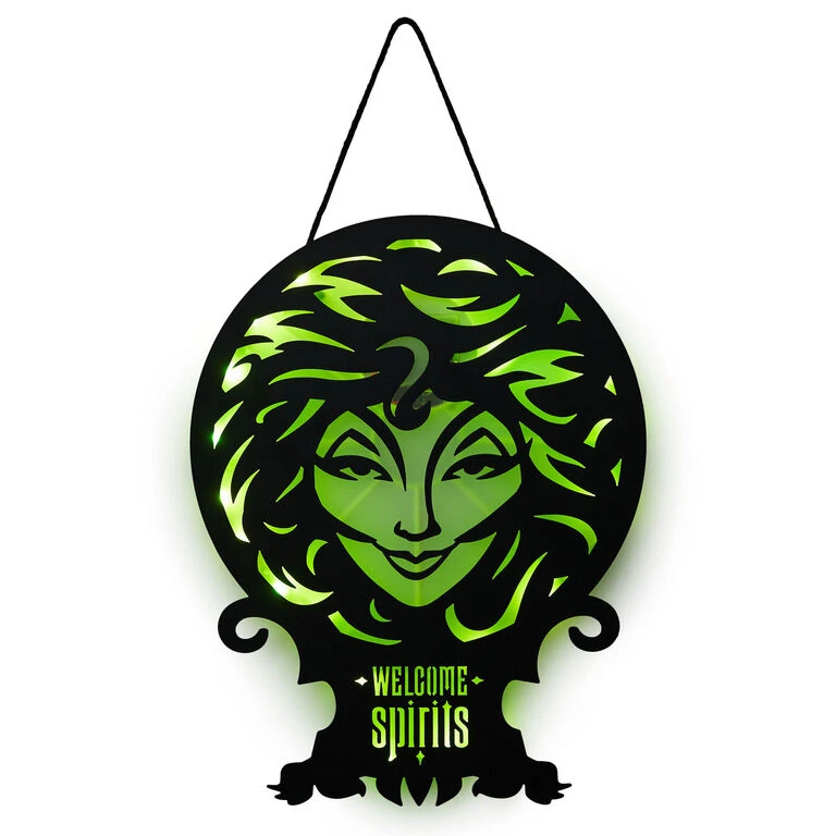 Hallmark Disney The Haunted Mansion Madam Leota Lighted Hanging Sign, 11x16 4 Hallmark Disney The Haunted Mansion Madam Leota Lighted Hanging Sign, 11x16 - Image 2