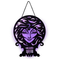 Hallmark Disney The Haunted Mansion Madam Leota Lighted Hanging Sign, 11x16 9 Hallmark Disney The Haunted Mansion Madam Leota Lighted Hanging Sign, 11x16 -Hallmark online Shop Haunted Mansion Madame Leota Metal Sign With Light 1HGN1503 04