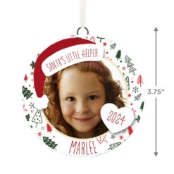 Hallmark Holiday Personalized Text And Photo Ceramic Ornament -Hallmark online Shop Holiday Personalized Round Christmas Ornament 1999QHE1711B22 03