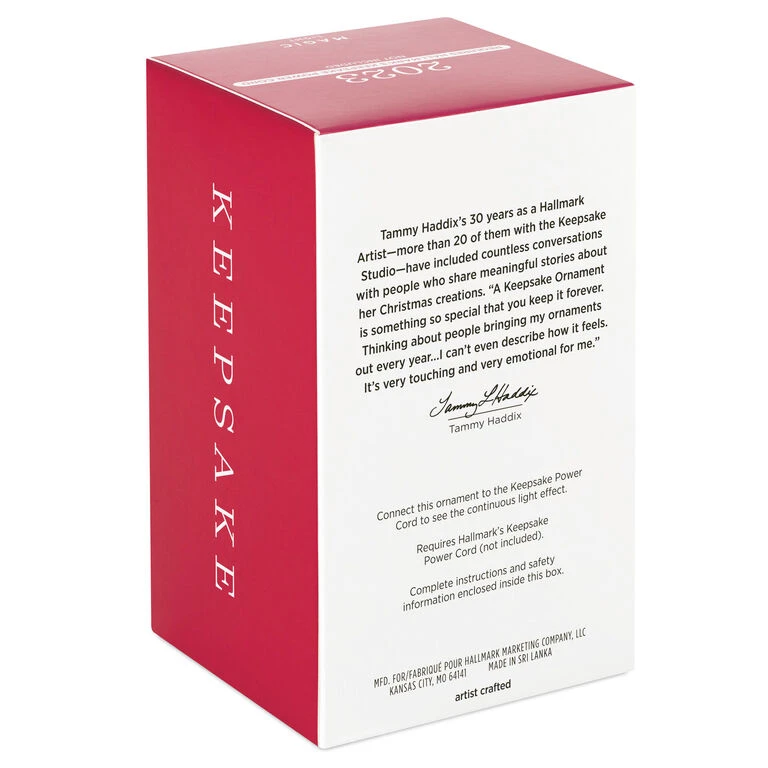 Hallmark Season Of Hope Snowman Ornament With Light 7 Hallmark Season Of Hope Snowman Ornament With Light - Image 5