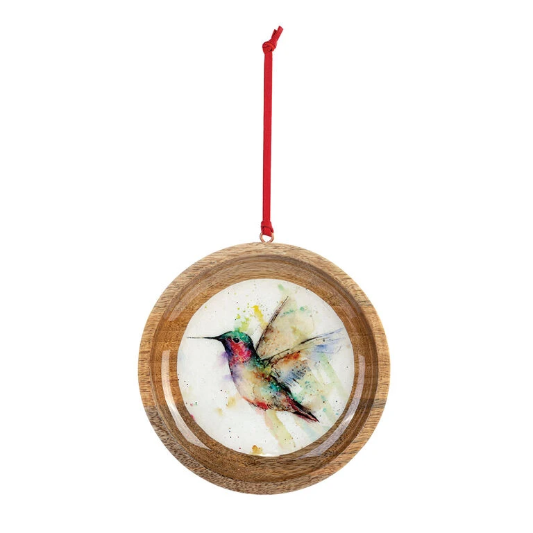 Hummingbird Wood Ornament 3 Hummingbird Wood Ornament