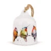 Demdaco Hummers On A Wire Small Ceramic Bell -Hallmark online Shop Hummingbirds Illustration on White Ceramic Bell 1004610063 01
