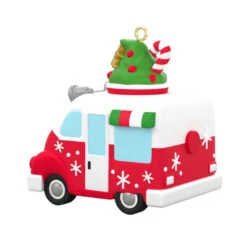 Hallmark Mini Festive Frozen Treats Ornament With Sound, 1.35" -Hallmark online Shop Ice Cream Truck Keepsake Ornament 1299QXM9199 06