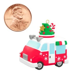Hallmark Mini Festive Frozen Treats Ornament With Sound, 1.35" -Hallmark online Shop Ice Cream Truck Keepsake Ornament 1299QXM9199 07