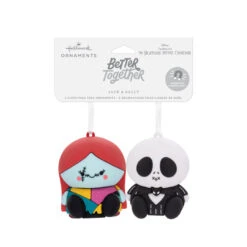 Better Together Disney Tim Burton's The Nightmare Before Christmas Jack And Sally Magnetic Hallmark Ornaments, Set Of 2 -Hallmark online Shop Jack Skellington and Sally Christmas Ornaments 3HCM2400 04