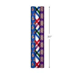 Hallmark Jewel Tones Assorted 3-Pack Christmas Wrapping Paper, 120 Sq. Ft. 17 Hallmark Jewel Tones Assorted 3-Pack Christmas Wrapping Paper, 120 Sq. Ft. -Hallmark online Shop Jewel Tones Christmas Wrapping Paper Set 5JXW1251 08