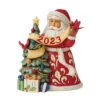 Enesco Jim Shore Dated 2023 Santa And Christmas Tree Figurine, 7.2" -Hallmark online Shop Jim Shore 2023 Santa Christmas Tree Figurine 6013687 01