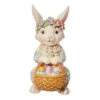 Enesco Jim Shore Pint Bunny With Floral Crown And Basket Figurine, 5" 1 Enesco Jim Shore Pint Bunny With Floral Crown And Basket Figurine, 5" -Hallmark online Shop Jim Shore Bunny With Floral Crown and Basket Figurine 6012443 01