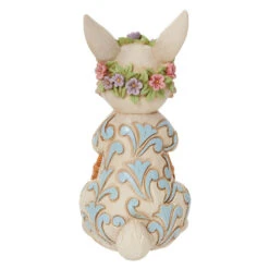Enesco Jim Shore Pint Bunny With Floral Crown And Basket Figurine, 5" -Hallmark online Shop Jim Shore Bunny With Floral Crown and Basket Figurine 6012443 02