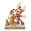 Enesco Jim Shore Disney Mickey Mouse Reindeer With Santa Pluto Figurine, 6.25" 1 Enesco Jim Shore Disney Mickey Mouse Reindeer With Santa Pluto Figurine, 6.25" -Hallmark online Shop Jim Shore Disney Mickey Mouse Reindeer With Pluto 6013059 01