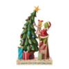 Enesco Jim Shore Dr. Seuss Grinch And Cindy Lou Who Decorating Tree Figurine, 10.4" -Hallmark online Shop Jim Shore Grinch and Cindy Lou Who Decorate Tree Figurine 6012694 01