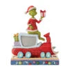 Enesco Jim Shore Grinch On Train Figurine, 8" -Hallmark online Shop Jim Shore Grinch on Train Figurine 6010776 01
