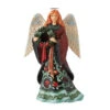 Enesco Jim Shore Holiday Manor Angel Figurine, 9.25" 2 Enesco Jim Shore Holiday Manor Angel Figurine, 9.25" -Hallmark online Shop Jim Shore Holiday Manor Angel Wreath Figurine 6012886 01