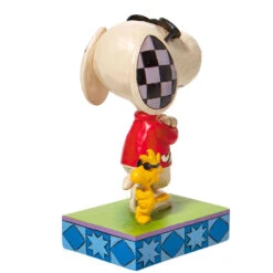 Enesco Jim Shore Peanuts Joe Cool & Woodstock Figurine, 5" -Hallmark online Shop Jim Shore Joe Cool Snoopy Woodstock Figurine 6010115 03