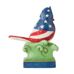 Enesco Jim Shore Patriotic Cardinal Figurine, 5" -Hallmark online Shop Jim Shore Patriotic Cardinal Figurine 6010560 02