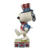 Enesco Jim Shore Peanuts Patriotic Snoopy Marching Figurine, 5.25" -Hallmark online Shop Jim Shore Peanuts Patriotic Snoopy Marching Figurine 6011949 01