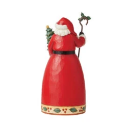 Enesco Jim Shore Highland Glen Santa With Tree And Staff Figurine, 9.25" -Hallmark online Shop Jim Shore Santa Carrying Christmas Tree Figurine 6012864 02