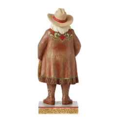 Enesco Jim Shore Western Santa Figurine, 10.24" -Hallmark online Shop Jim Shore Santa Figurine With Cowboy Hat 6012903 02