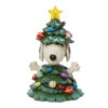 Enesco Jim Shore Peanuts Snoopy As Christmas Tree With Light Figurine, 5.5" -Hallmark online Shop Jim Shore Snoopy As Christmas Tree Figurine 6013042 01