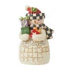 Enesco Jim Shore Mini Snowman With Checkered Hat And Scarf Figurine, 3.54" -Hallmark online Shop Jim Shore Snowman Carrying Holiday Presents Figurine 6012958 01