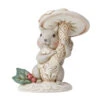 Enesco Jim Shore White Woodland Squirrel With Mushroom Figurine, 4" 1 Enesco Jim Shore White Woodland Squirrel With Mushroom Figurine, 4" -Hallmark online Shop Jim Shore Woodland Squirrel With Mushroom Figurine 6012686 01